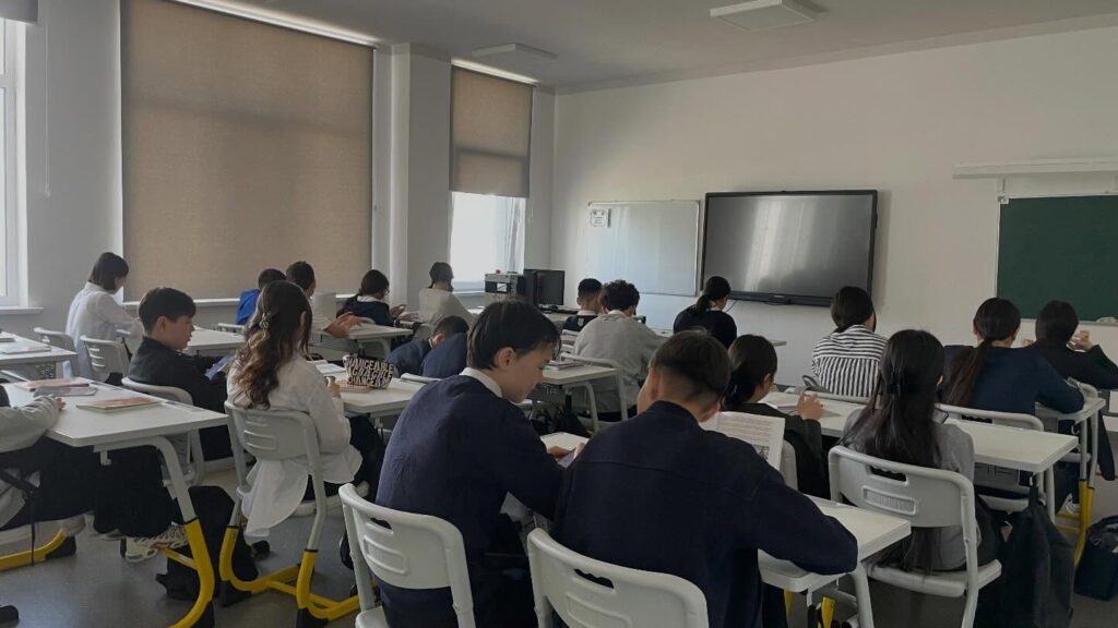 Бүгін мектебімізде Ы.Алтынсарин атындағы Ұлттық білім академиясының ұйымдастыруымен 7-8 сынып&hellip;