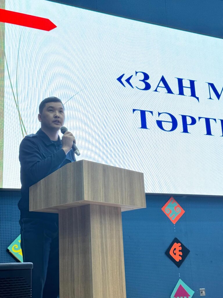 «Заң мен тәртіп» – маңызды кездесу Мектебімізде полиция қызметкерімен бастауыш&hellip;