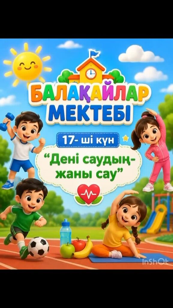 «Балақайлар мектебінің» 17-ші күні балалар салауатты өмір салтының маңызын түсініп,&hellip;